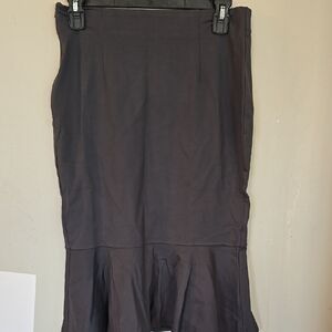 Hobemty Flutter Hem Pencil Skirt